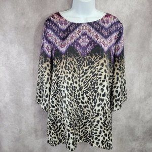 Chico's Soft Lightweight Casual Blouse size Large